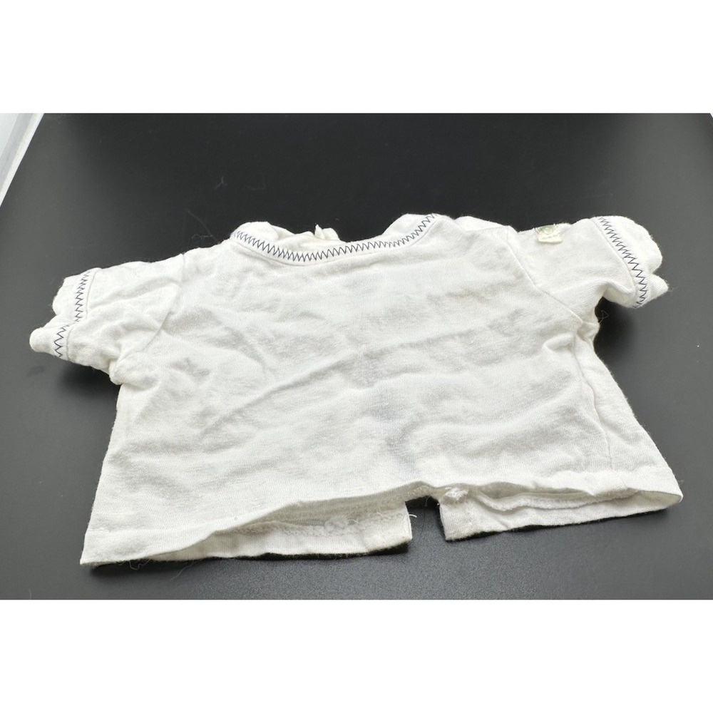 Coleco Cabbage Patch‎ Kids 1980s White Shirt Navy Trim Boys Vtg 1983 READ Doll